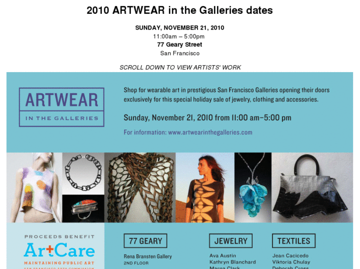 www.artwearinthegalleries.com