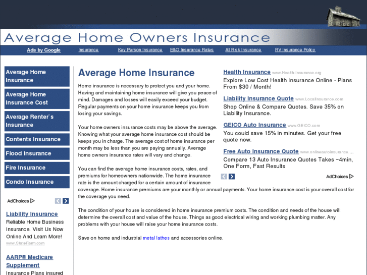 www.averagehomeownerinsurance.com