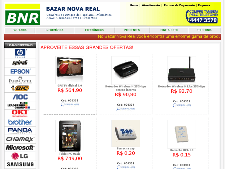 www.bazarnovareal.com.br