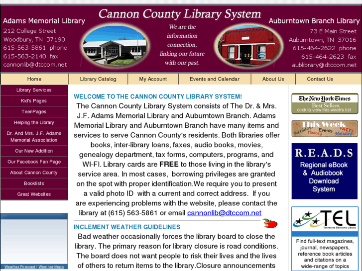 www.cannoncolibrary.org