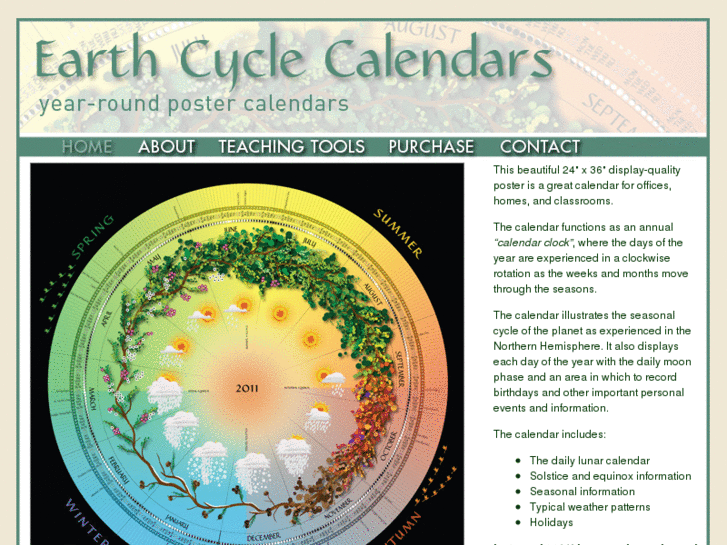 www.earthcyclecalendar.com