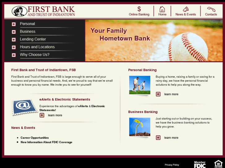 www.firstbankandtrustofindiantown.net