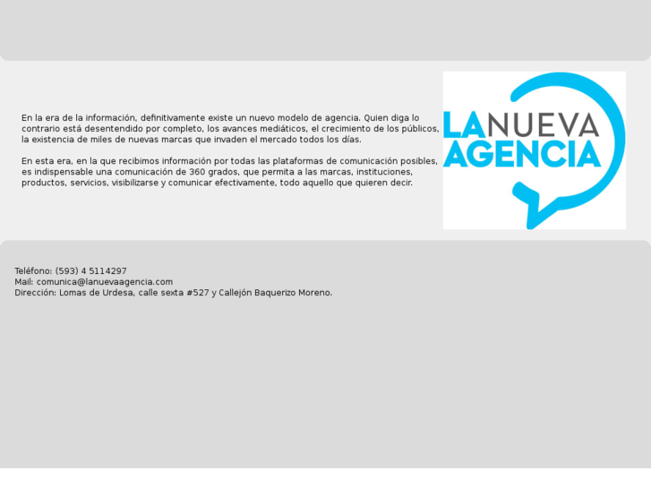 www.lanuevaagencia.com