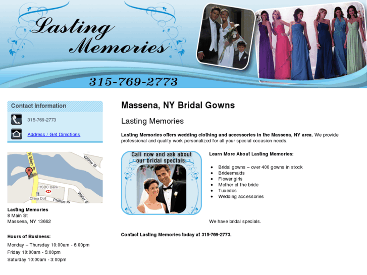 www.lastingmemoriesbridalshop.com