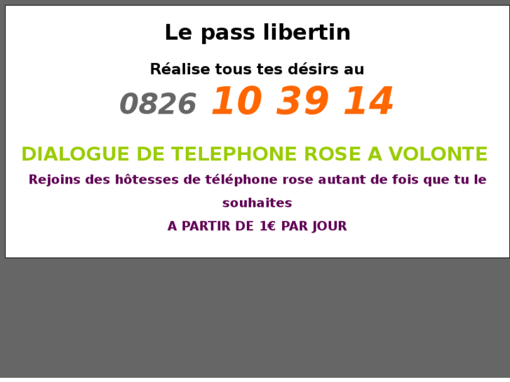 www.le-pass-libertin.com