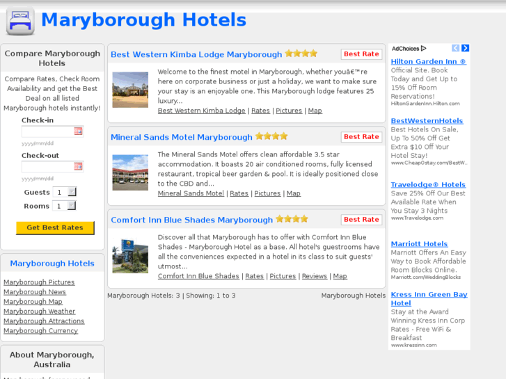 www.maryboroughhotels.com