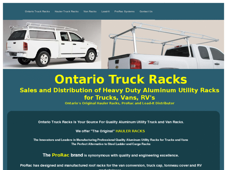 www.ontariotruckracks.com