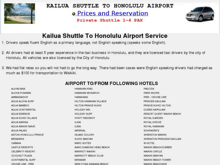 www.shuttlehonoluluairport.com