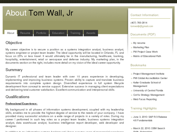 www.tomwall.info