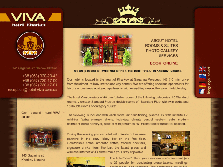 www.vivahotelkharkov.com