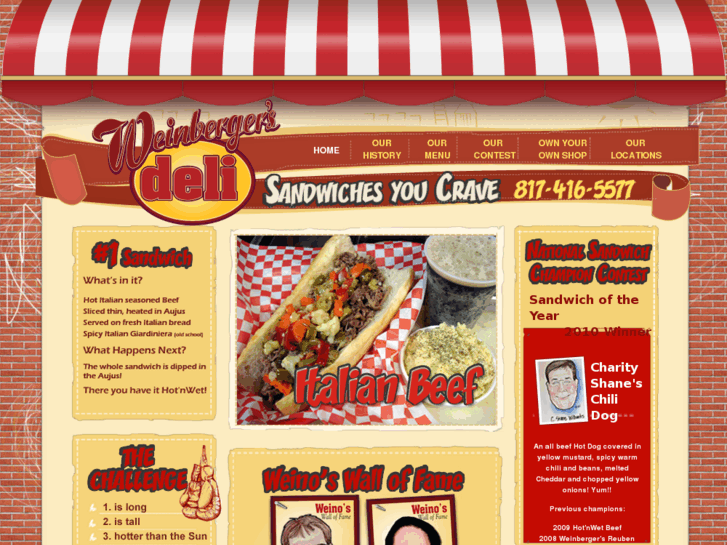 www.weinbergersdeli.com