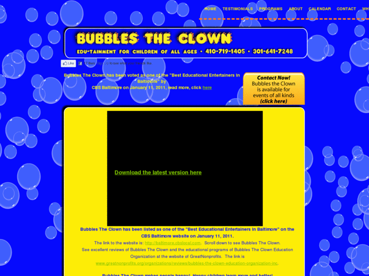 www.bubbles-the-clown.com