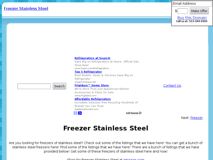 www.freezerstainlesssteel.com