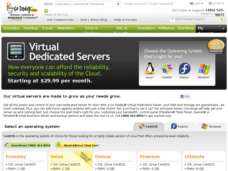 www.godaddyassistedvirtualdedicatedserver.net