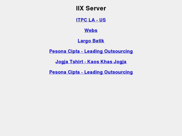 www.iixserver.com