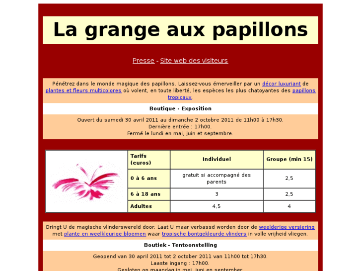 www.lagrangeauxpapillons.com