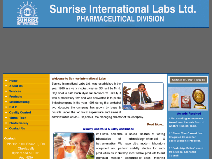 www.sunriseinternationallabs.com