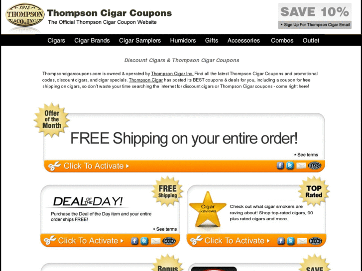 www.thompsoncigarcoupons.com