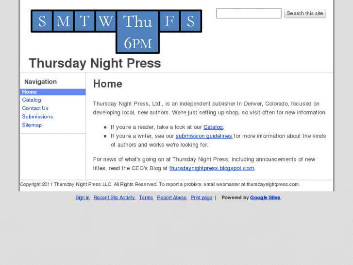 www.thursdaynightpress.com