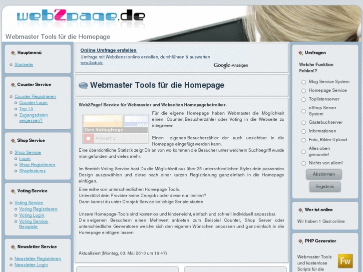 www.web2page.de