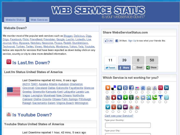 www.webservicestatus.com