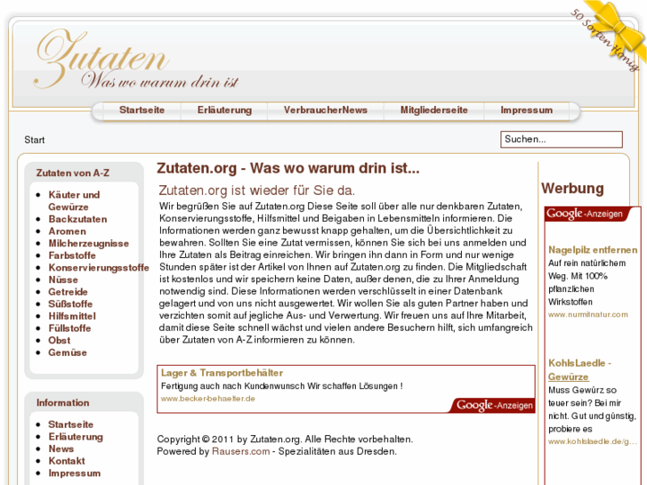 www.zutaten.org