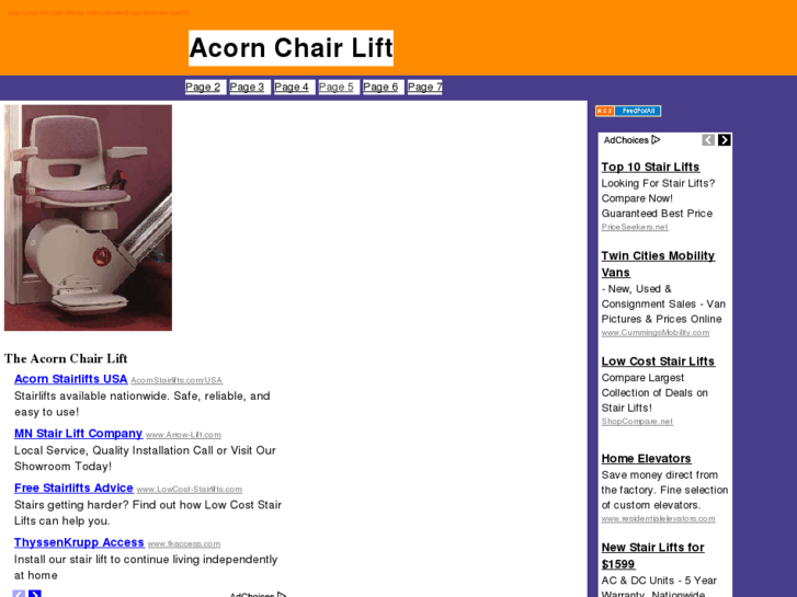 www.acornchairlift.com