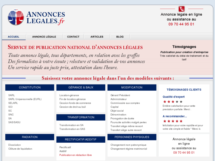 www.annonceslegales.fr