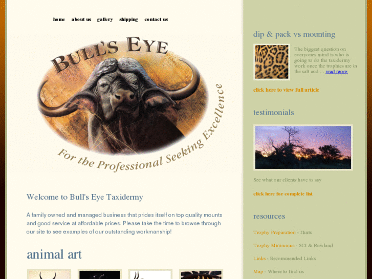 www.bullseyetaxidermy.co.za