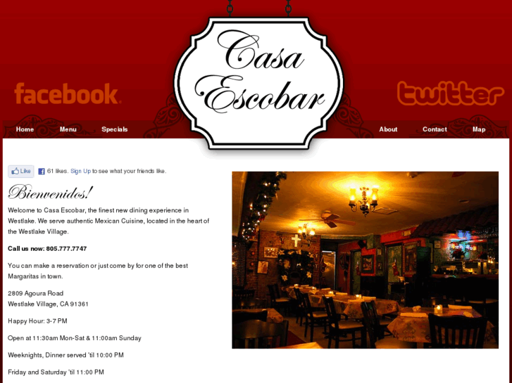 www.casaescobar.com