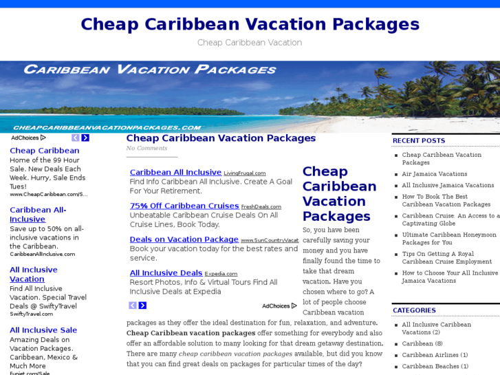 www.cheapcaribbeanvacationpackages.com