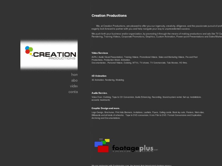 www.creationproductions.net