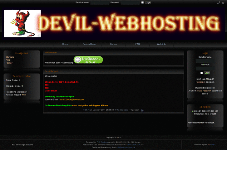 www.devil-webhosting.com