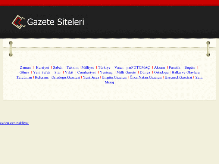 www.gazetesiteleri.com