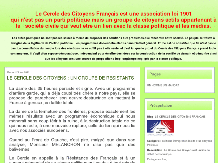 www.lecercledescitoyensfrancais.info