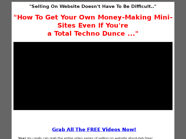 www.minisiteprofitsvideo.com