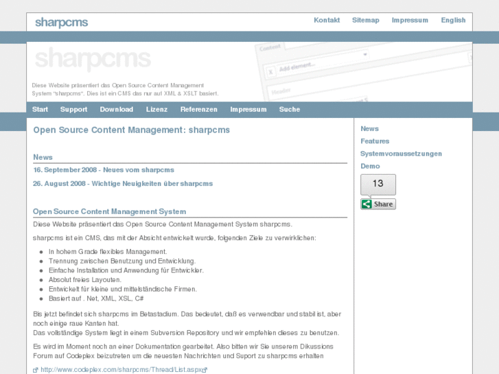 www.sharpcms.org