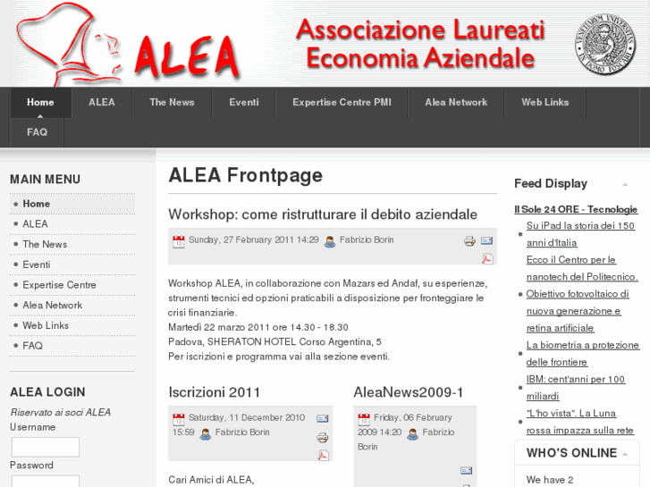 www.aleacafoscari.it