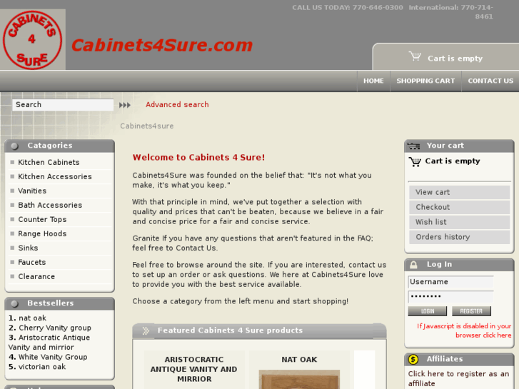 www.cabinets4surecrm.com