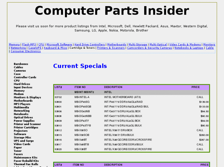 www.computerpartsinsider.com