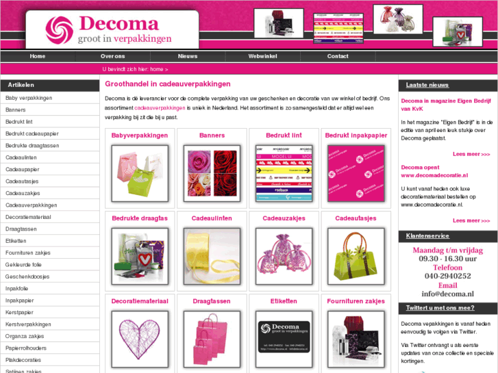 www.decoma.nl