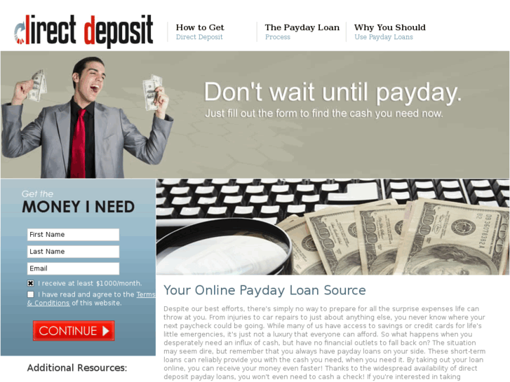 www.directdepositpayday.net