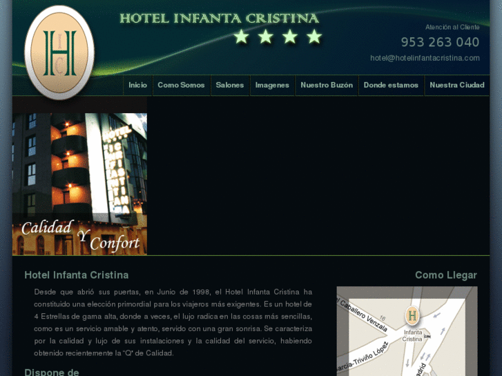 www.hotelinfantacristina.com