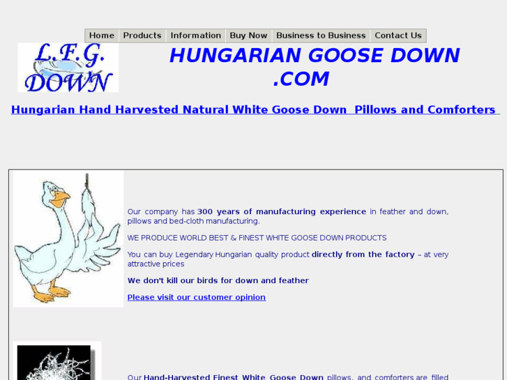 www.hungariangoosedown.com