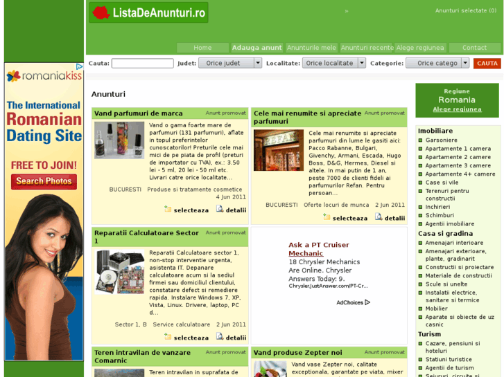 www.listadeanunturi.ro