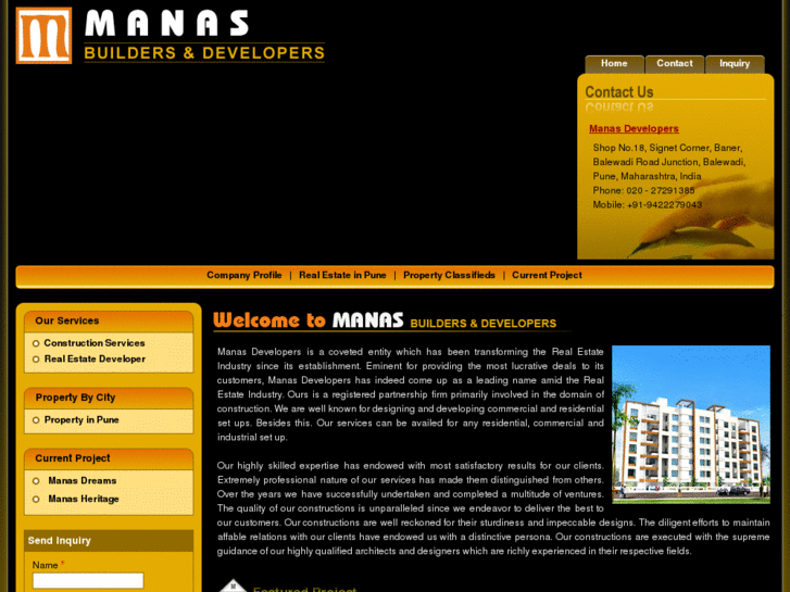 www.manasdevelopers.com