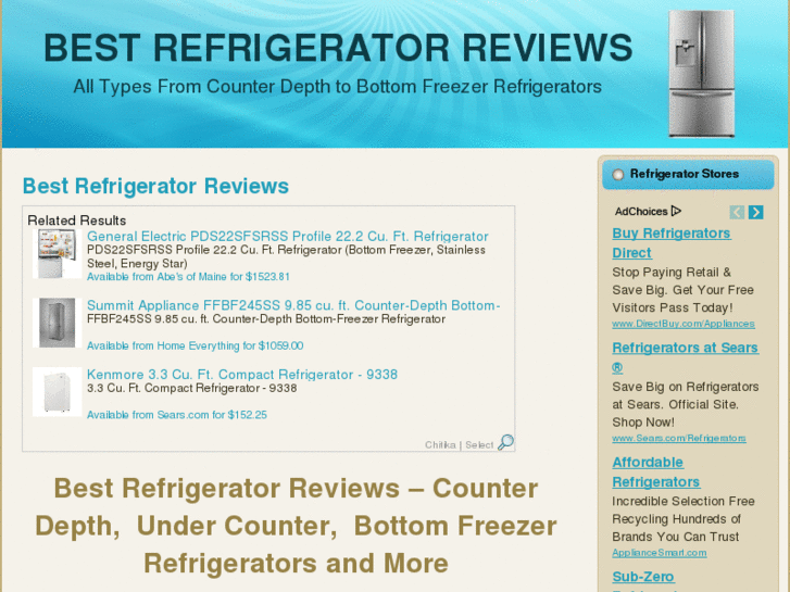 www.refrigeratorreviews.org