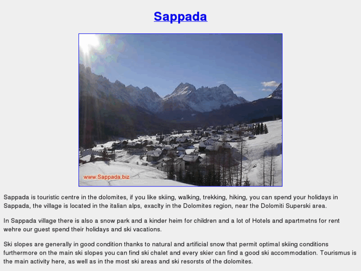 www.sappada.biz