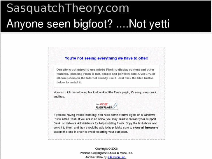 www.sasquatchtheory.com