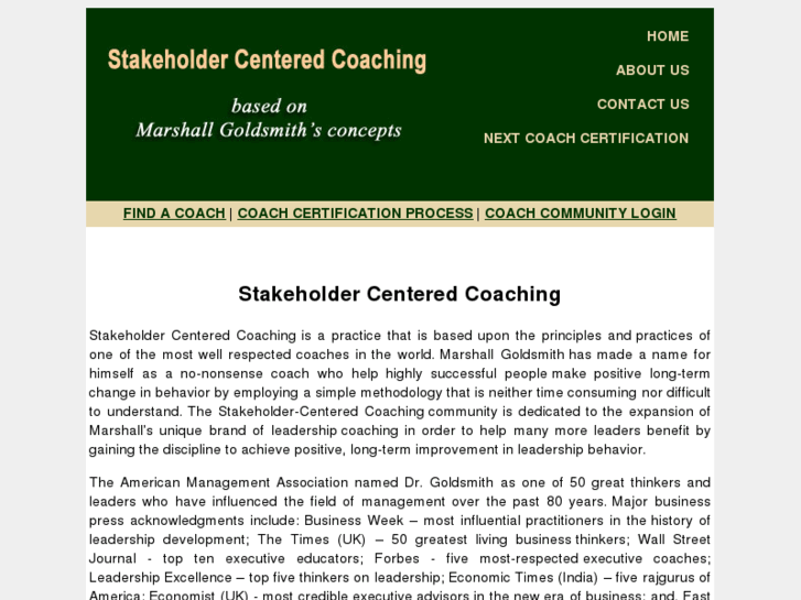 www.stakeholdercenteredcoaching.com